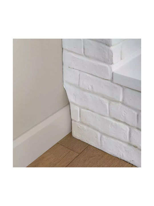 Tagu Floor Electric Fireplace 1500W White