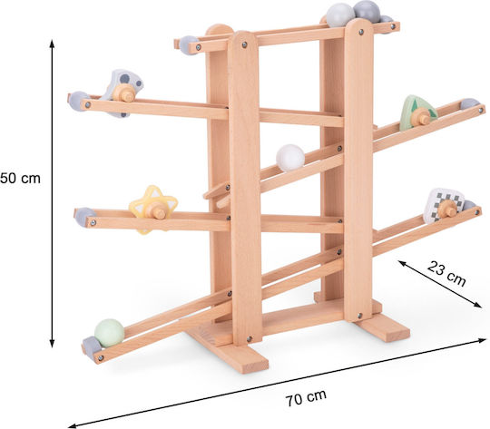 Minge Marble Run din Lemn pentru 18++ Luni