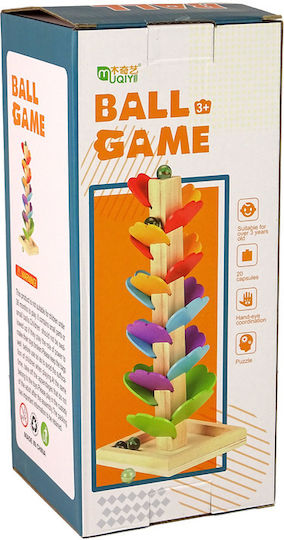 Lean Toys Ball made of Wood with Sounds