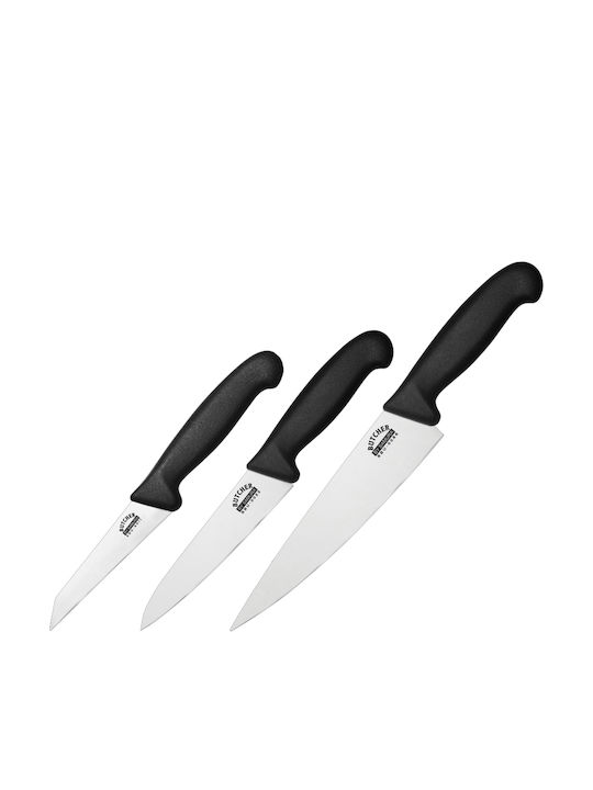 Samura Butcher Knife Set from Stainless Steel 3pcs