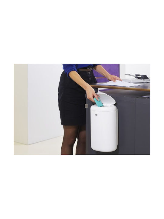 Tork Plastic Waste Bin with Sensor White 5L