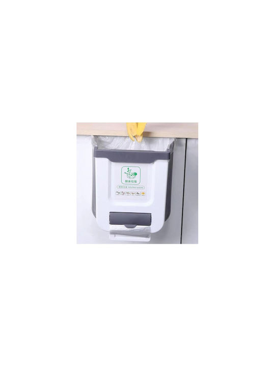 Waste Bin for Cabinet Plastic Grey 10lt