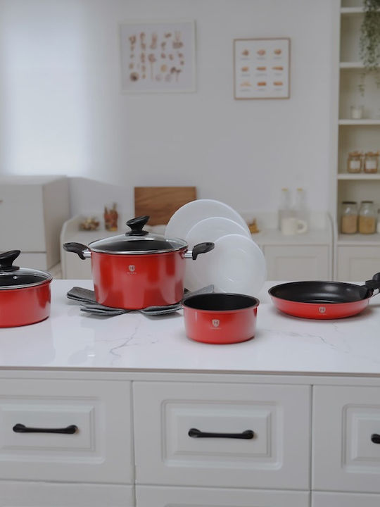 HomeVero Cookware Set with Non-stick Coating 4 Pieces