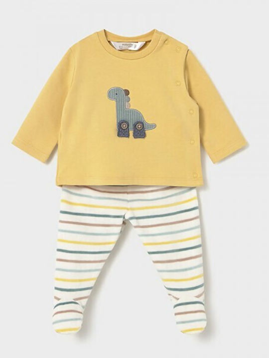 Kids' Set with Pants Winter 2pcs Yellow