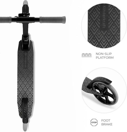 Kinderkraft Kids Scooter Foldable Freely 2-Wheel For 5+ Years Black