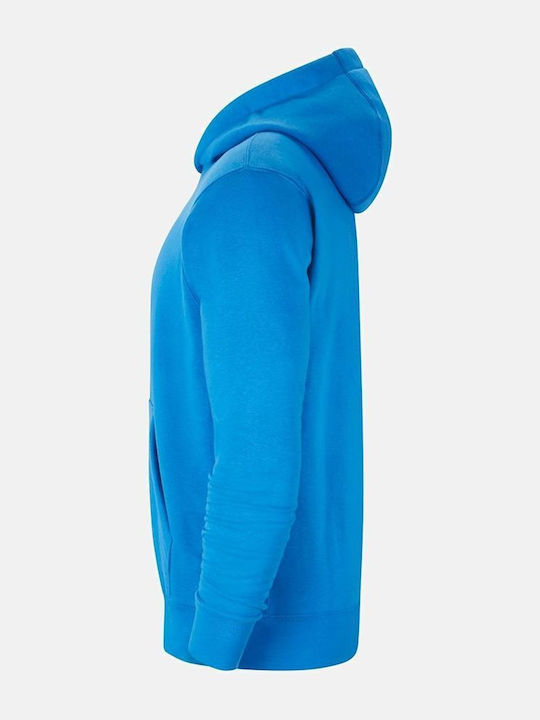 Fleece Kids Sweatshirt with Hood and Pockets Light Blue Park 20