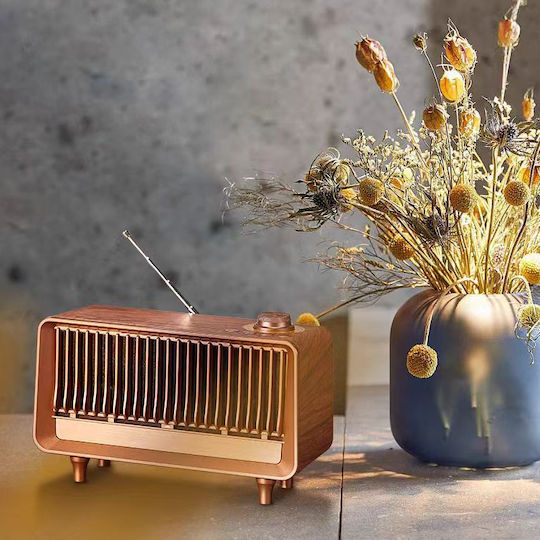 Old Street Audio AS25 Bluetooth Speaker 5W with Radio and Battery Life up to 6 hours coffee