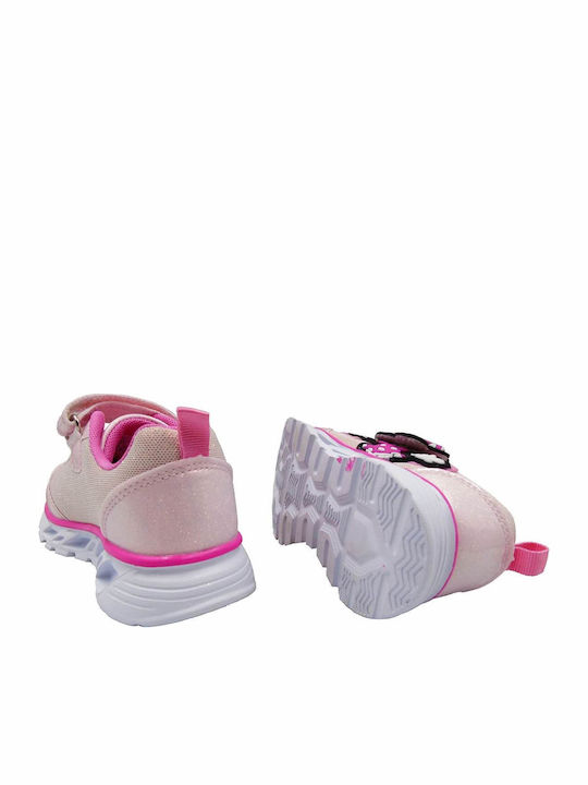 Kids Sneakers with Lights Pink