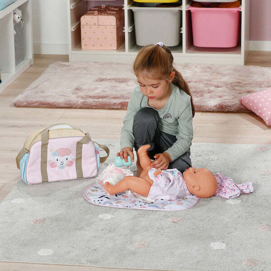Baby geboren Zubehör Wickeltasche Blumen