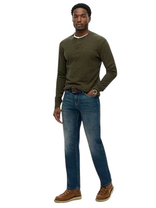 M Ovin Men's Jeans Pants Blue