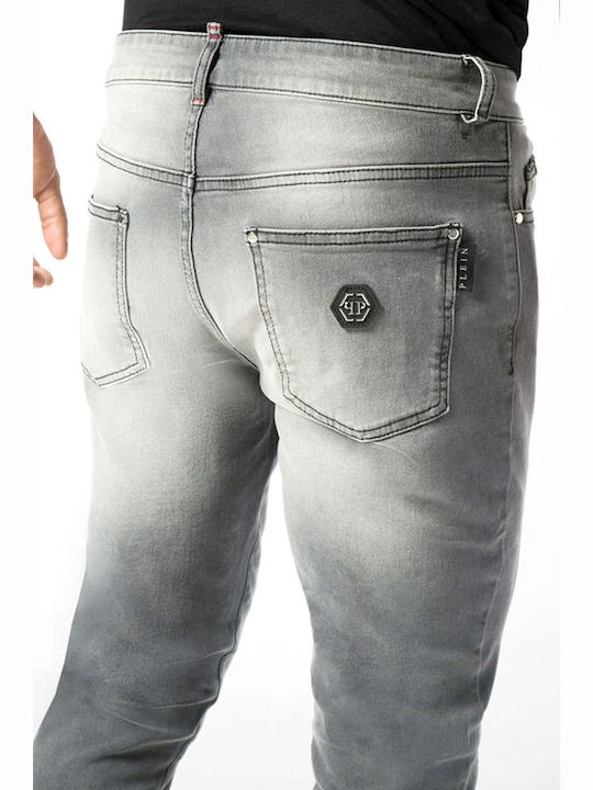 Men's Jeans Pants with Skinny Fit Grey