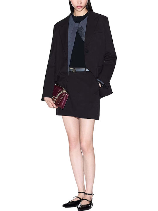 Armani Exchange Γυναικείο Σακάκι Μαύρο