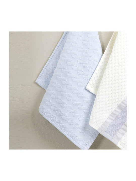Nima Wipe B Towel from 100% Cotton in Blue Color 40x60cm