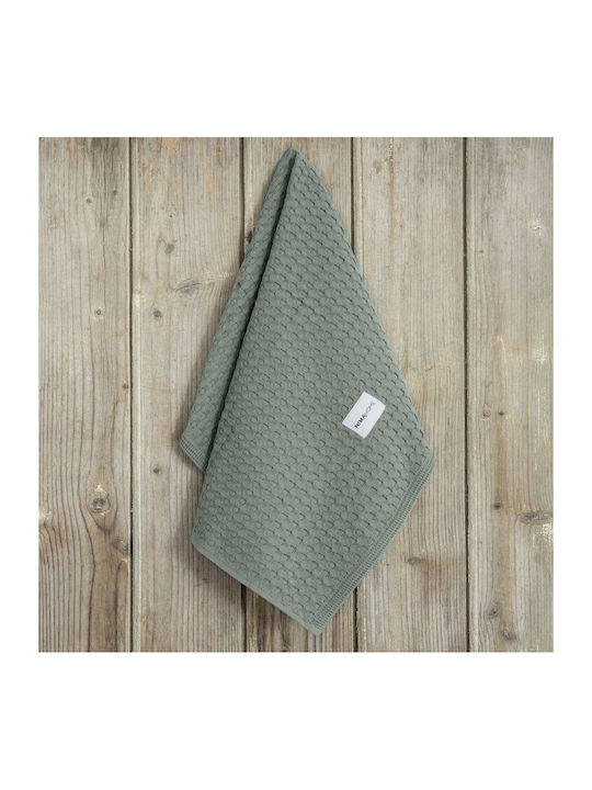 Nima Arida Towel from 100% Cotton in Green Color 50x70cm