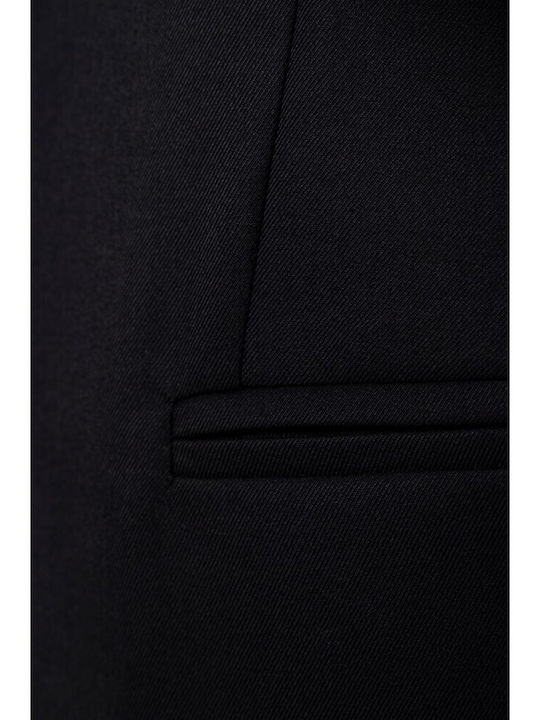 Helmi Damen Mittellang Blazer Black