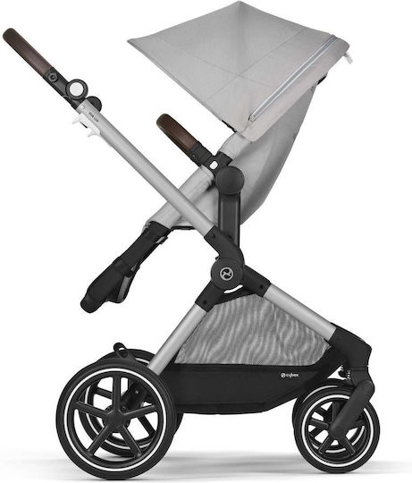 Cybex Eos Lux Ρυθμιζόμενο Καρότσι 2 σε 1 Kατάλληλο για Nεογέννητο Lava Grey 13kg