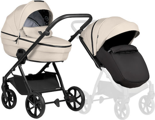 Tutis Uno 6+ Verstellbar 2 in 1 Baby Kinderwagen Geeignet ab 6+ Monaten Beige 12kg