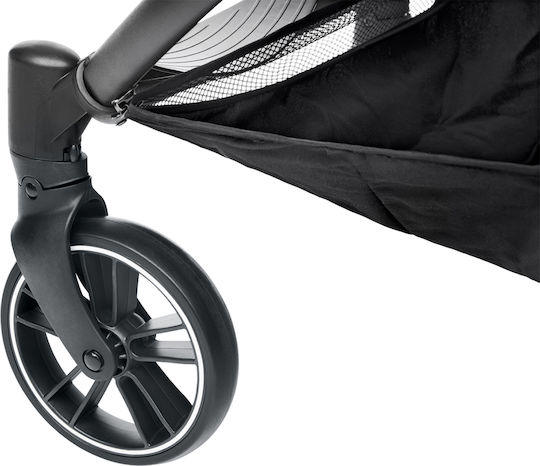 Kikka Boo Happy 2 Double Stroller Suitable for Newborn Dark Grey 11.5kg