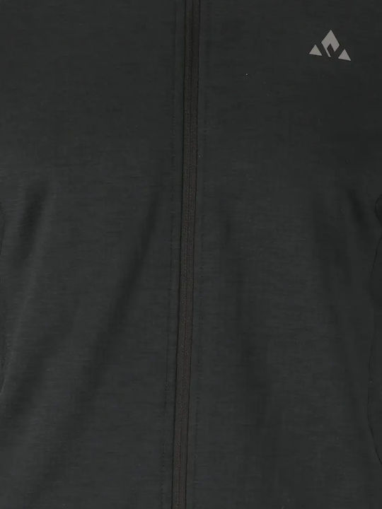 Men's Fleece Cardigan Black