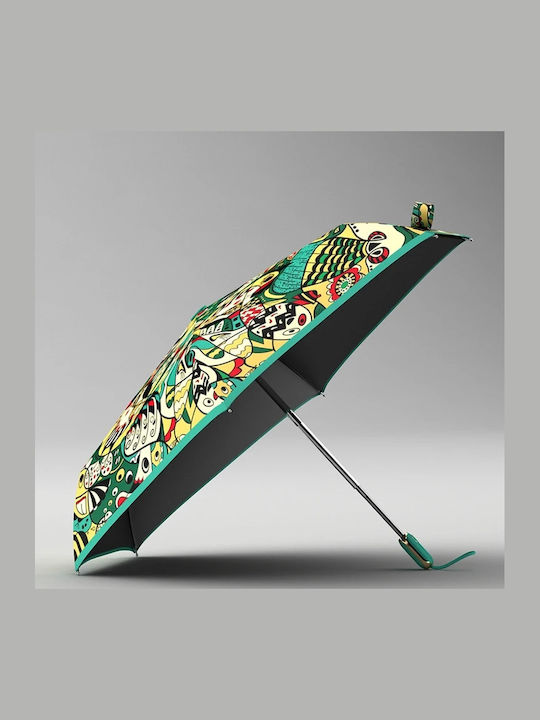 Windproof Automatic Umbrella Compact Red