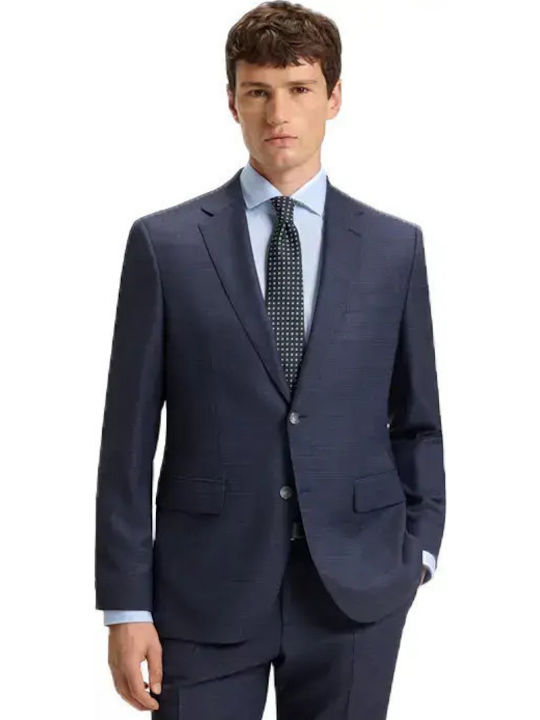 Boss Men's Tie Silk in Blue Color