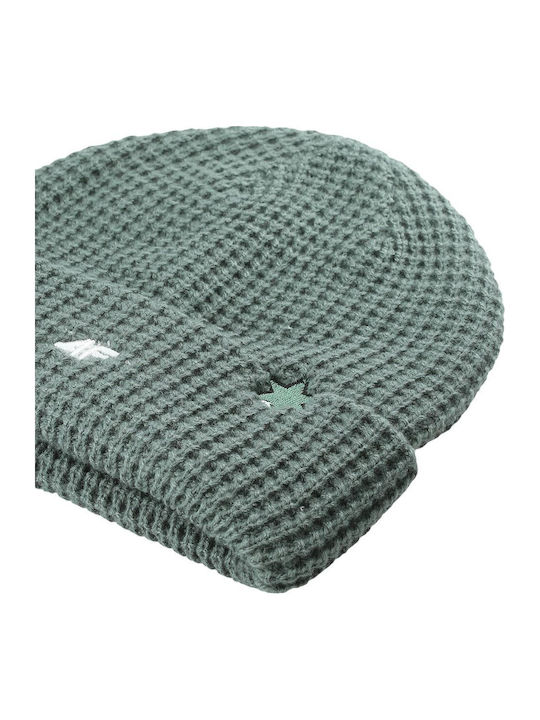 Beanie Γυναικείος Σκούφος Πλεκτός σε Πράσινο χρώμα