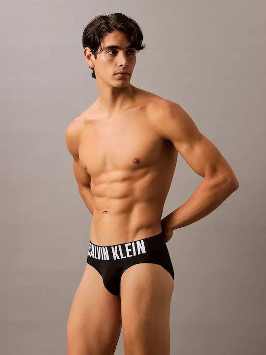 Herren Slips Schwarz 3Packung