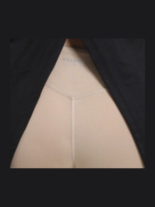 Καθημερινό Γυναικείο Σετ με Cropped Κολάν Μπεζ