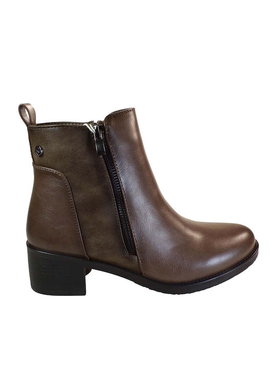 Stiefeletten Damen Braun