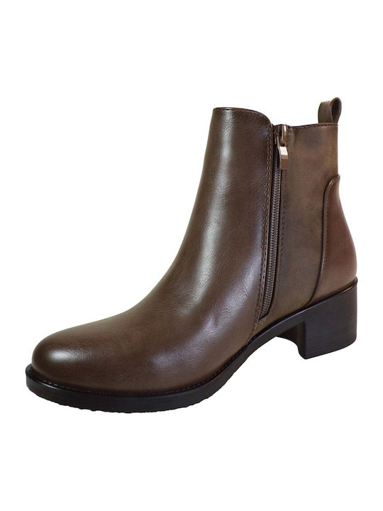 Stiefeletten Damen Braun