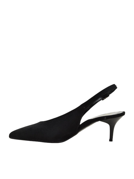 Suede Γόβες Μαύρες