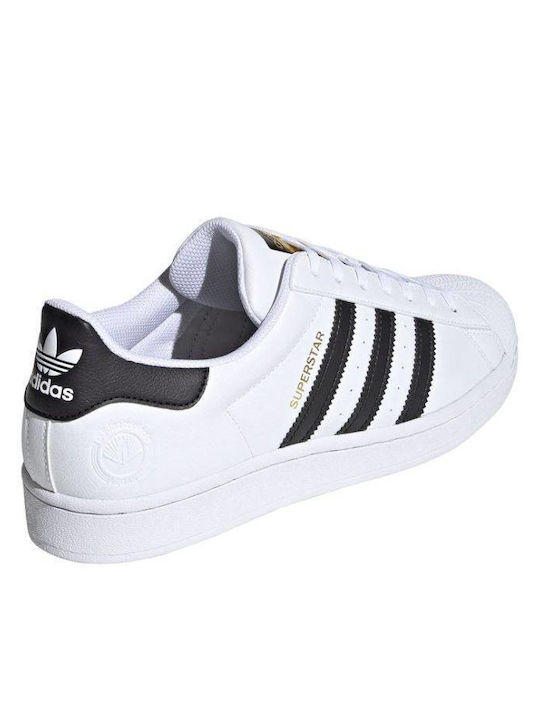 Adidași Vegan Superstar Alb Nor / Negru Core / Verde