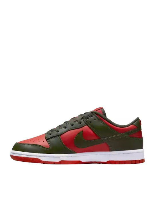Dunk Low Retro Sneakers Mystic Red / Cargo Khaki