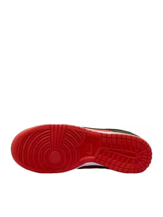 Dunk Low Retro Sneakers Mystic Red / Cargo Khaki