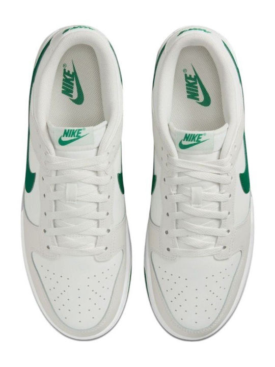 Dunk Low Retro Herren Sneakers Summit White / Malachite / Platinum Tint