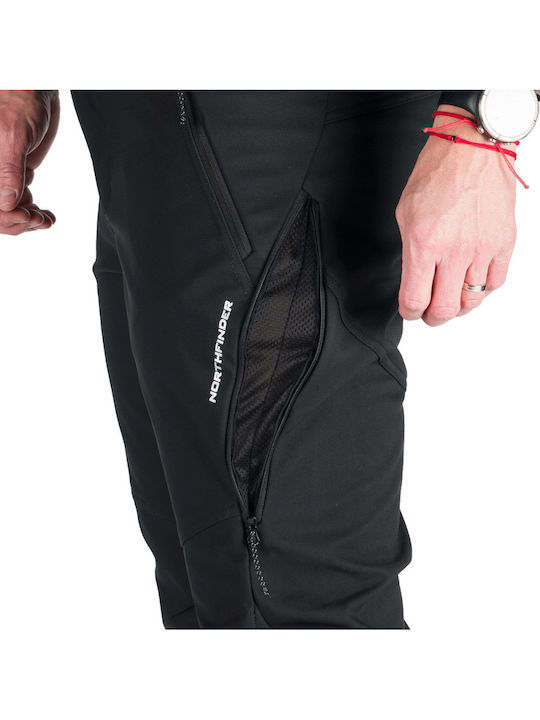 Northfinder Stretch Men's Hiking Long Trousers Black