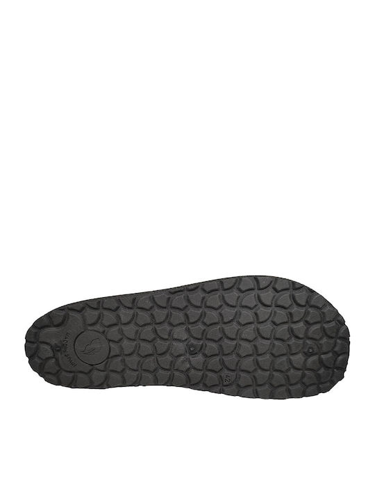 Men's Slippers with Fur Khaki