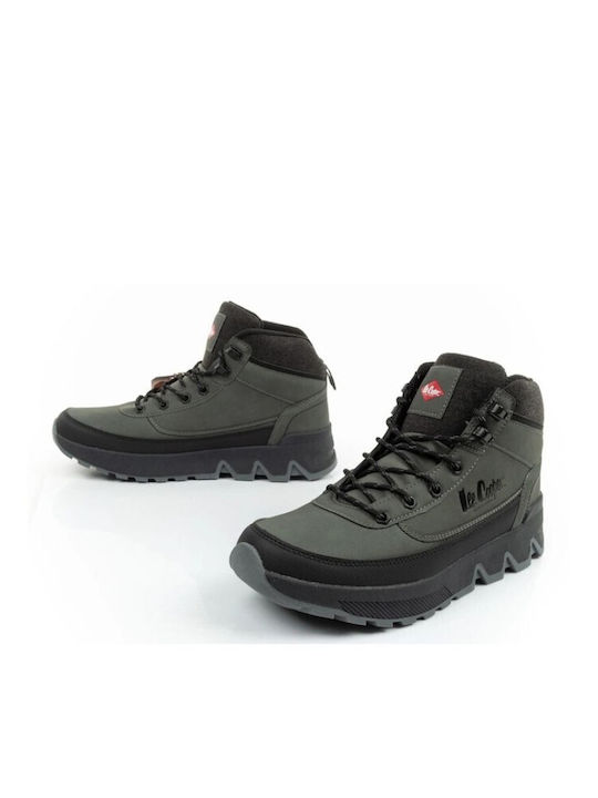 Leder Gray Chelsea Stiefeletten