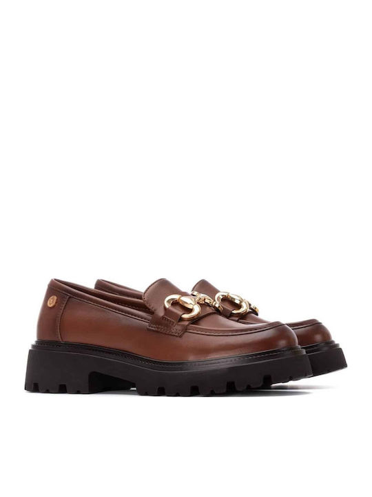 Damen Loafers in Gold Farbe