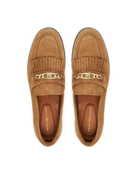 Wildleder Herren Mokassins in Tabac Braun Farbe