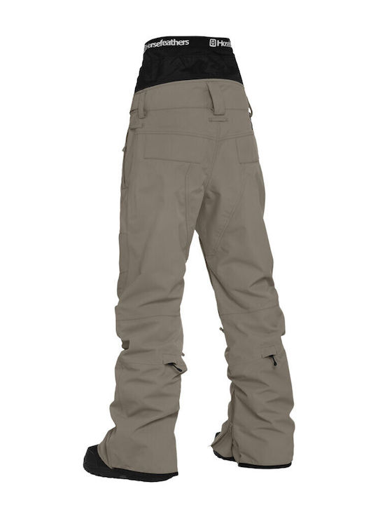 Horsefeathers Lotte Ii OW225G Γυναικείο Παντελόνι Σκι & Snowboard Καφέ