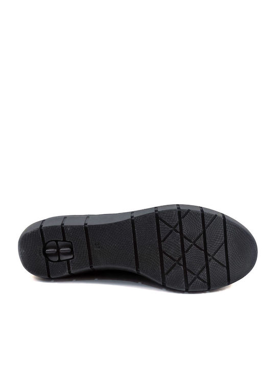 Leather Ballerinas Black