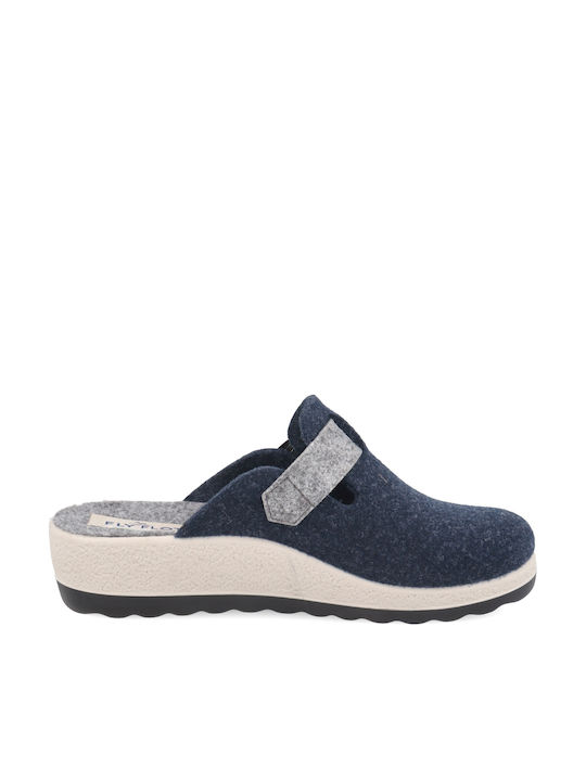 Fly Flot Damen Anatomisch Clogs Blau