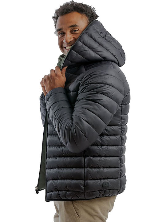 Jacket Waterproof Khaki/black