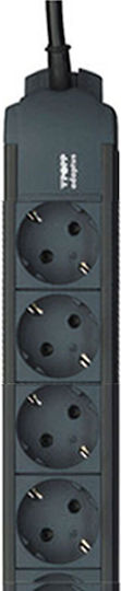 Popp Power Strip 7 Positions with Switch and Cable 2m Gray
