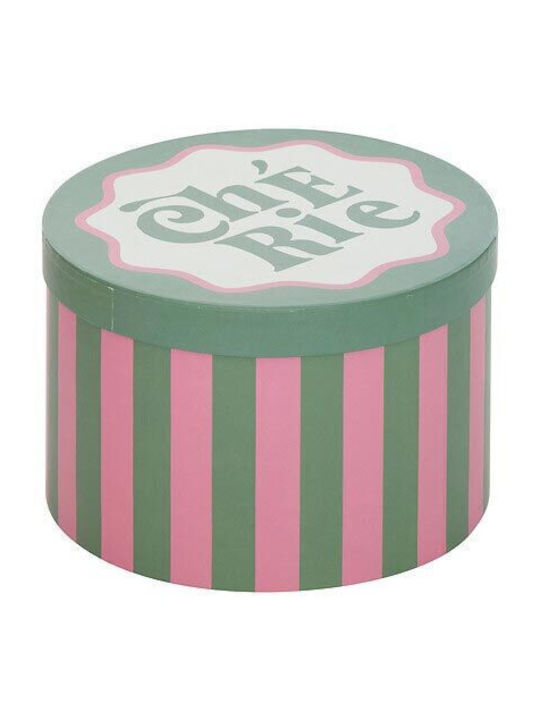 Plastic Storage Box with Lid Red 25x25cm 4pcs