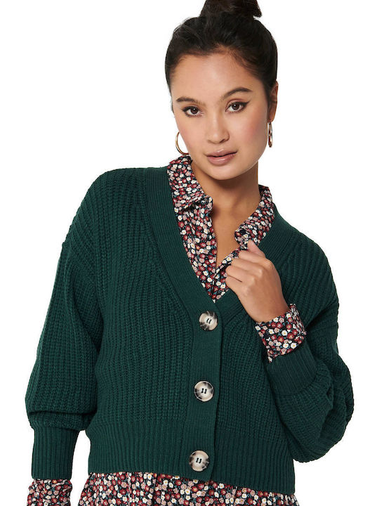 Jachetă de damă tricotată Green