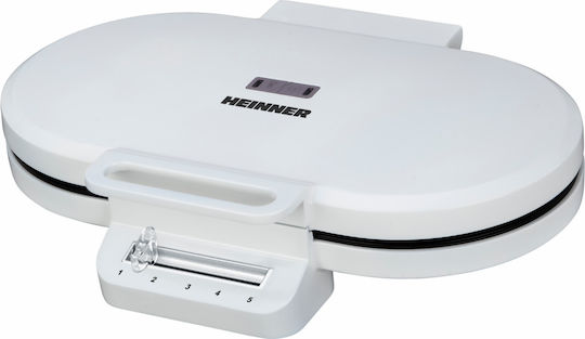 Heinner Aparat Vafe Inima 2 Compartimente 1400W