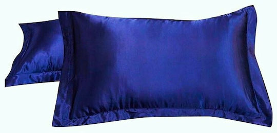 Kotonia Home Set Față de Pernă cu plic de acoperire Royal Blue 50x70cm.