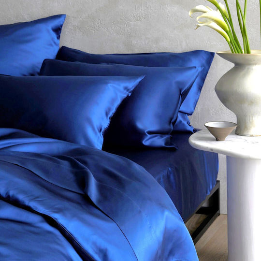 Kotonia Home Set Față de Pernă cu plic de acoperire Royal Blue 50x70cm.